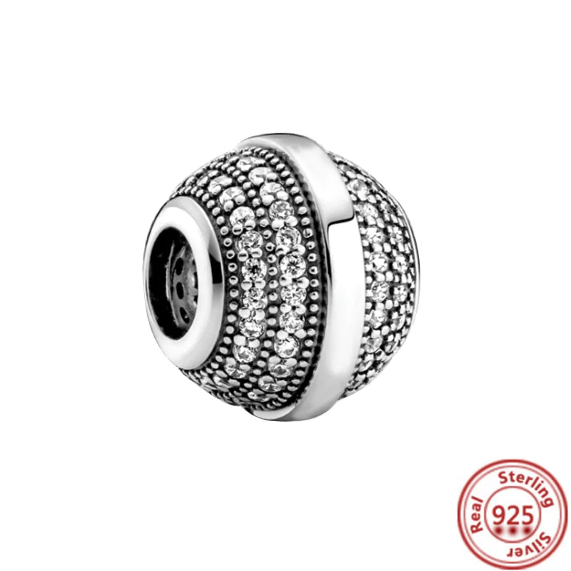 Diamond Stud Platinum Charm Pieces (Fit Original Bracelet)