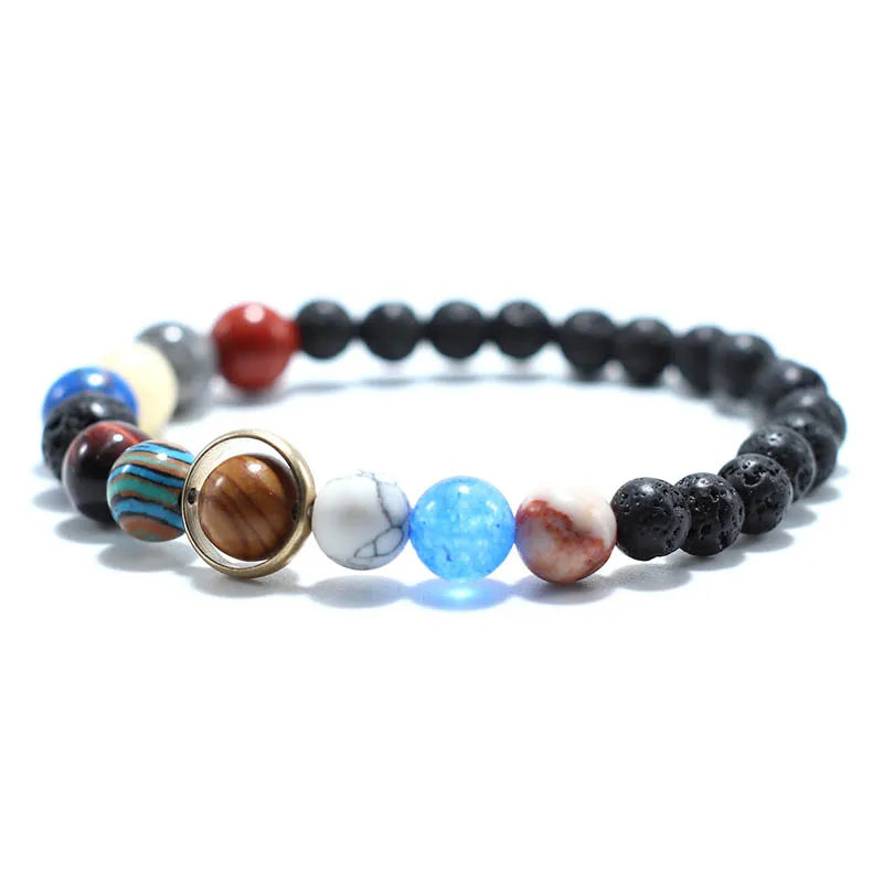The Mystique enchanting Cosmic Solar System Bracelet