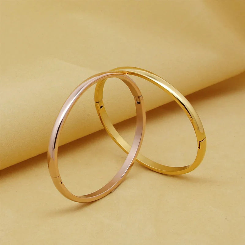 Oval Parent-Child Series Love Bangle