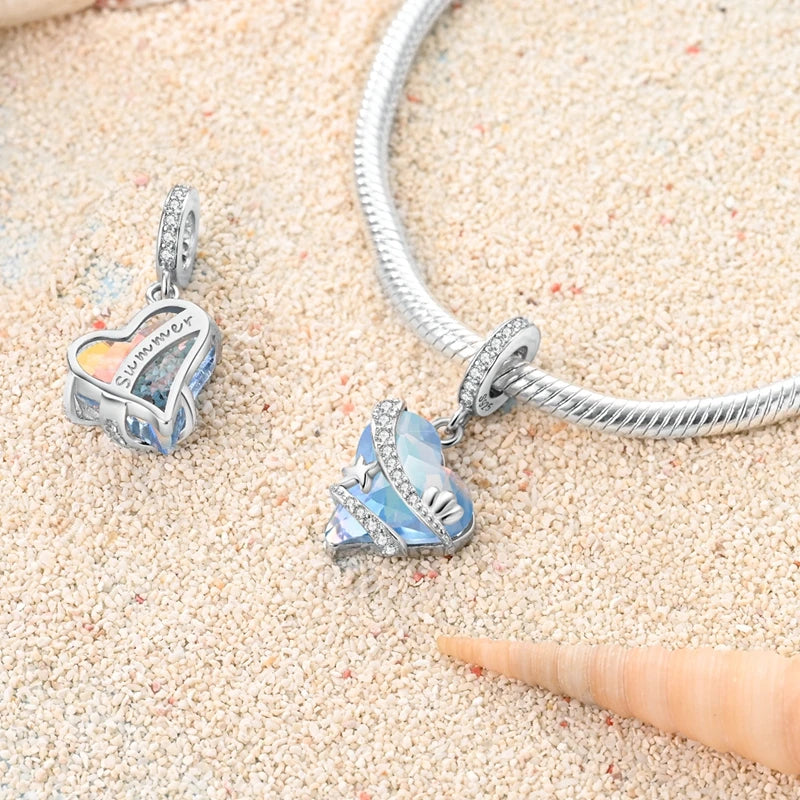 Summer Ocean Blue Pendant Charms