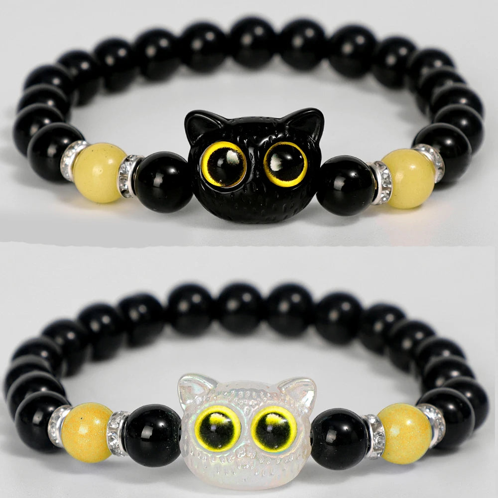 Luminous Big Eye Cat Bracelets