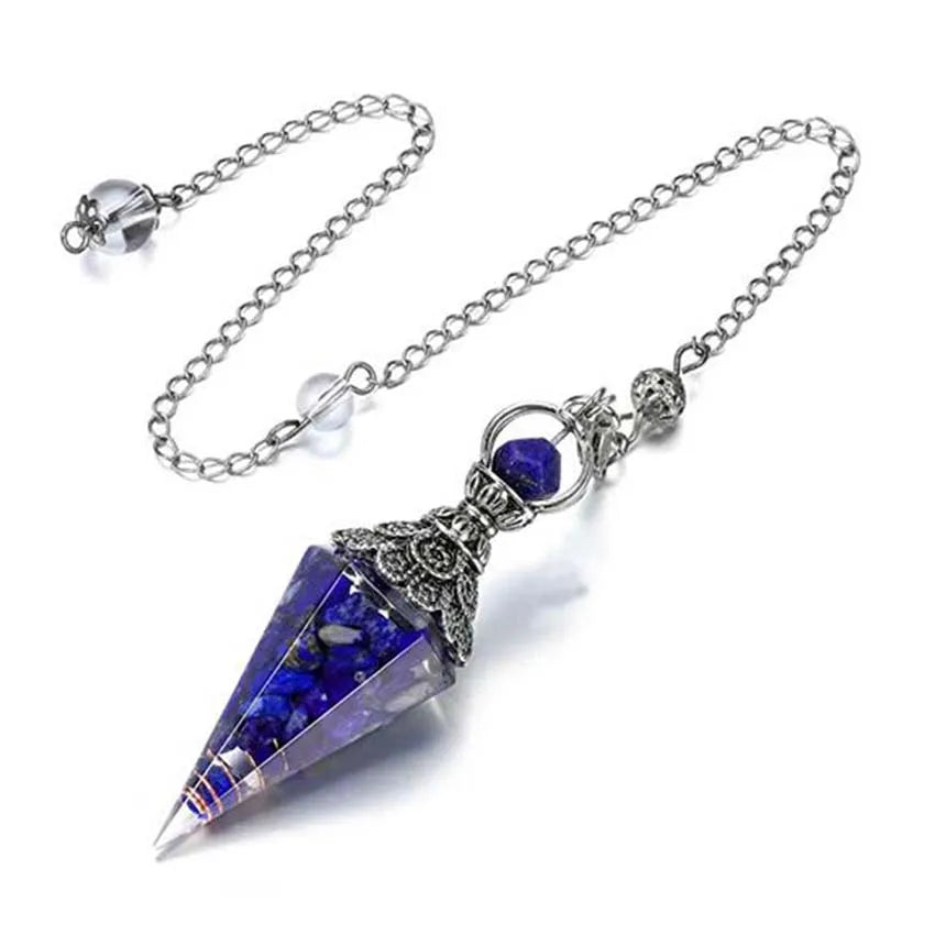 Ancient Antique Chakra Crystals Pendulum