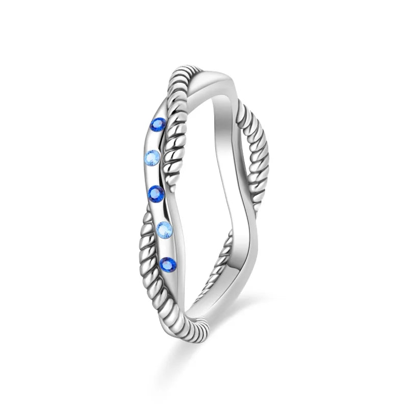 Floral Heart-Shaped Crown Rings