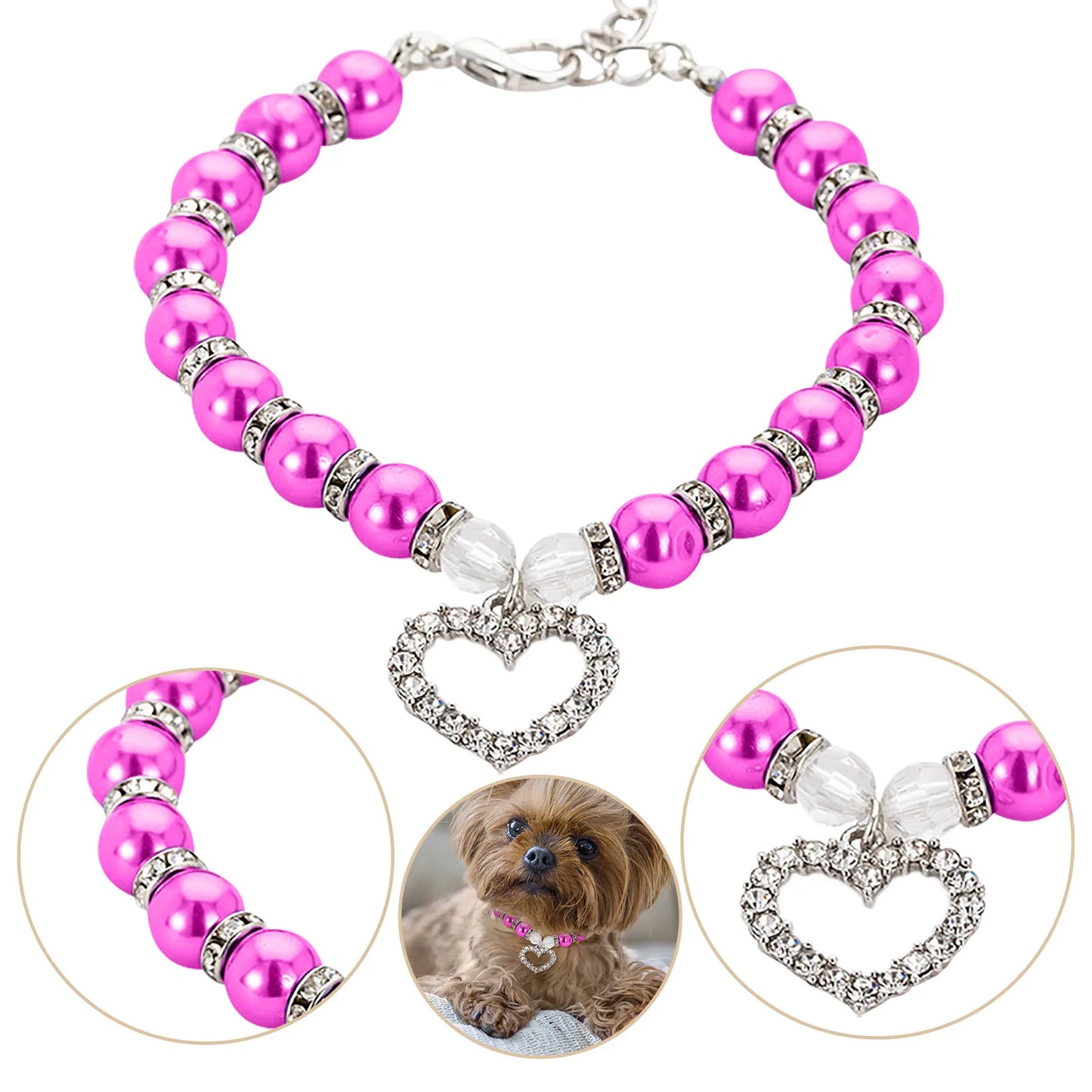 Pearls And Diamonds Dog & Cat Collars