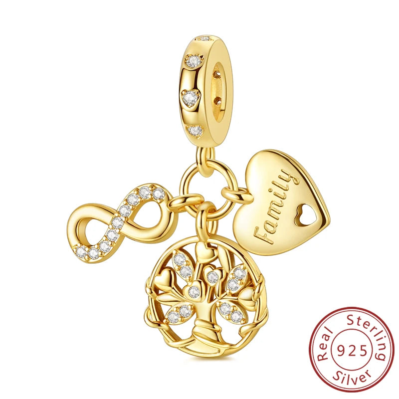 Gold Series 2 Charm Pendants