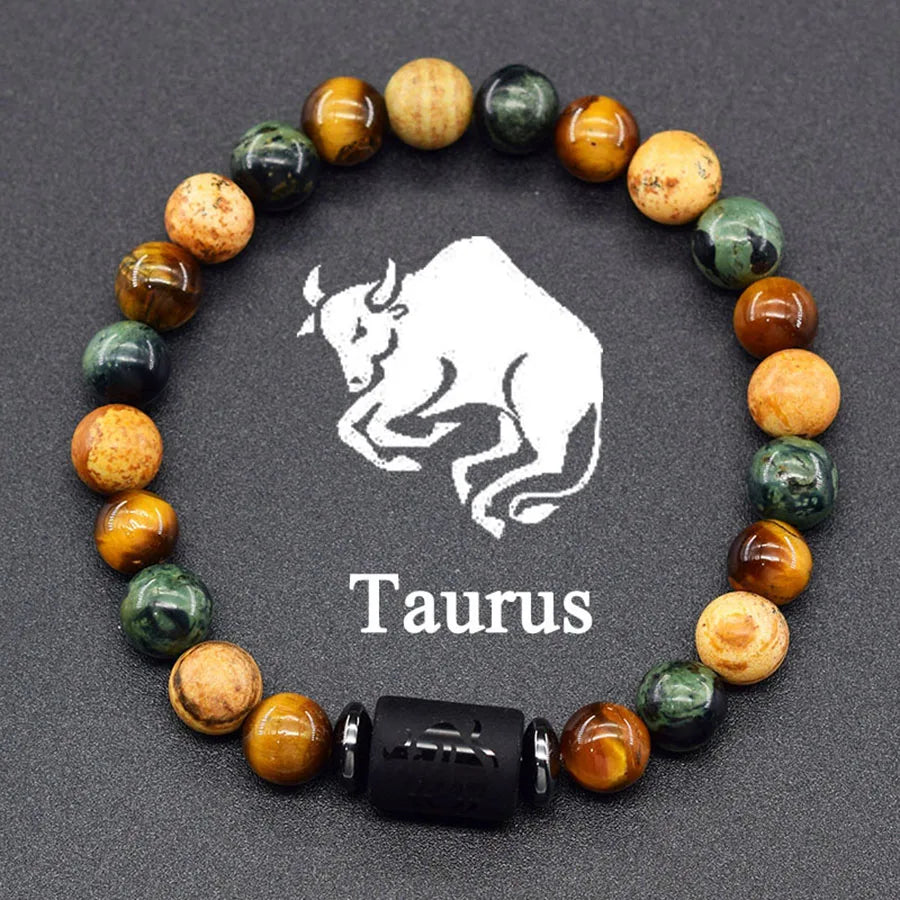 Crystal Cosmic Zodiac Sign Bracelet Constellation Bracelet