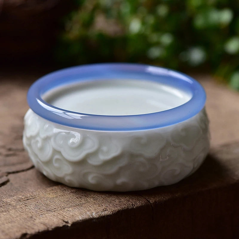 Blue Agate Beauty Jade Chalcedony Bracelet