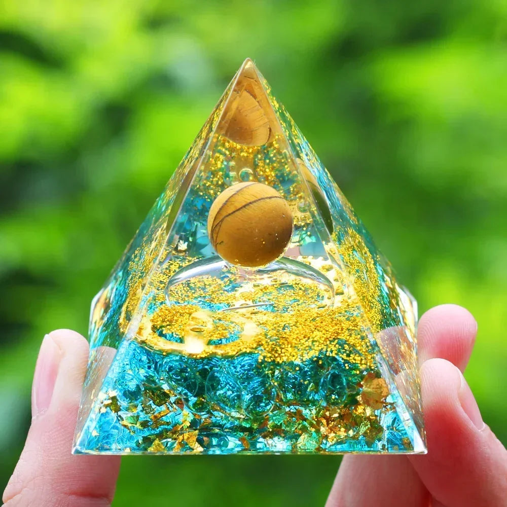 Egyptian Natural Crystal Energy Generator Pyramid