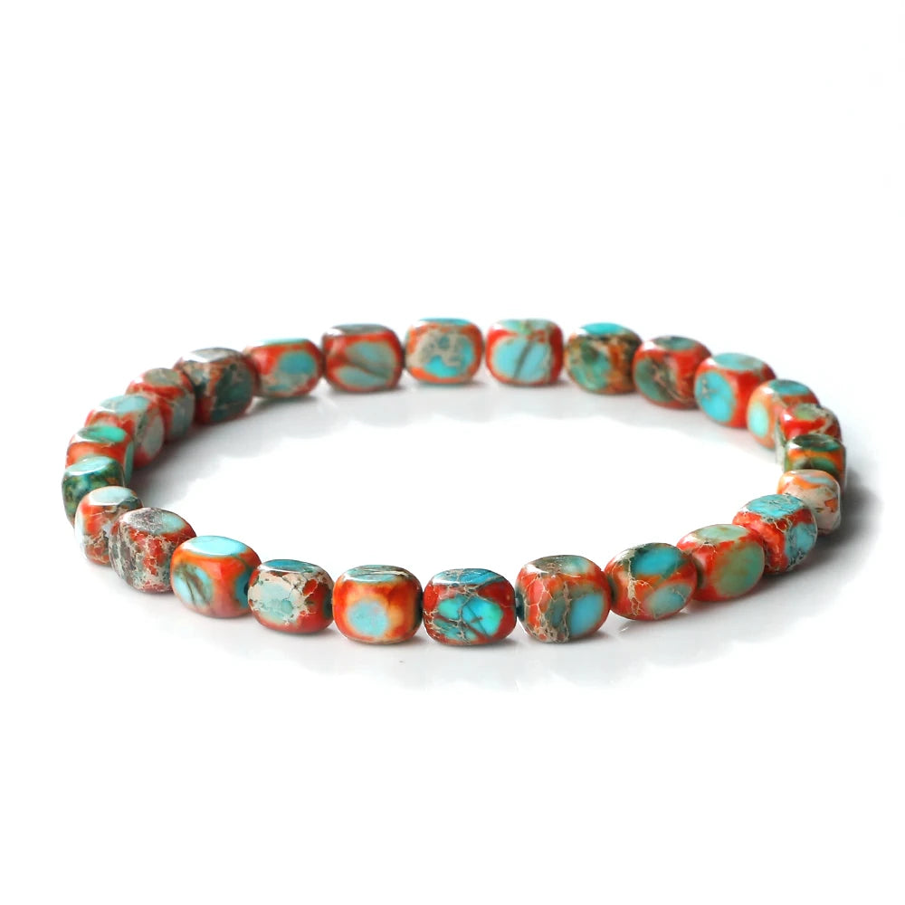 Legendary Grounding Multicolored Emperor Stone Bracelets