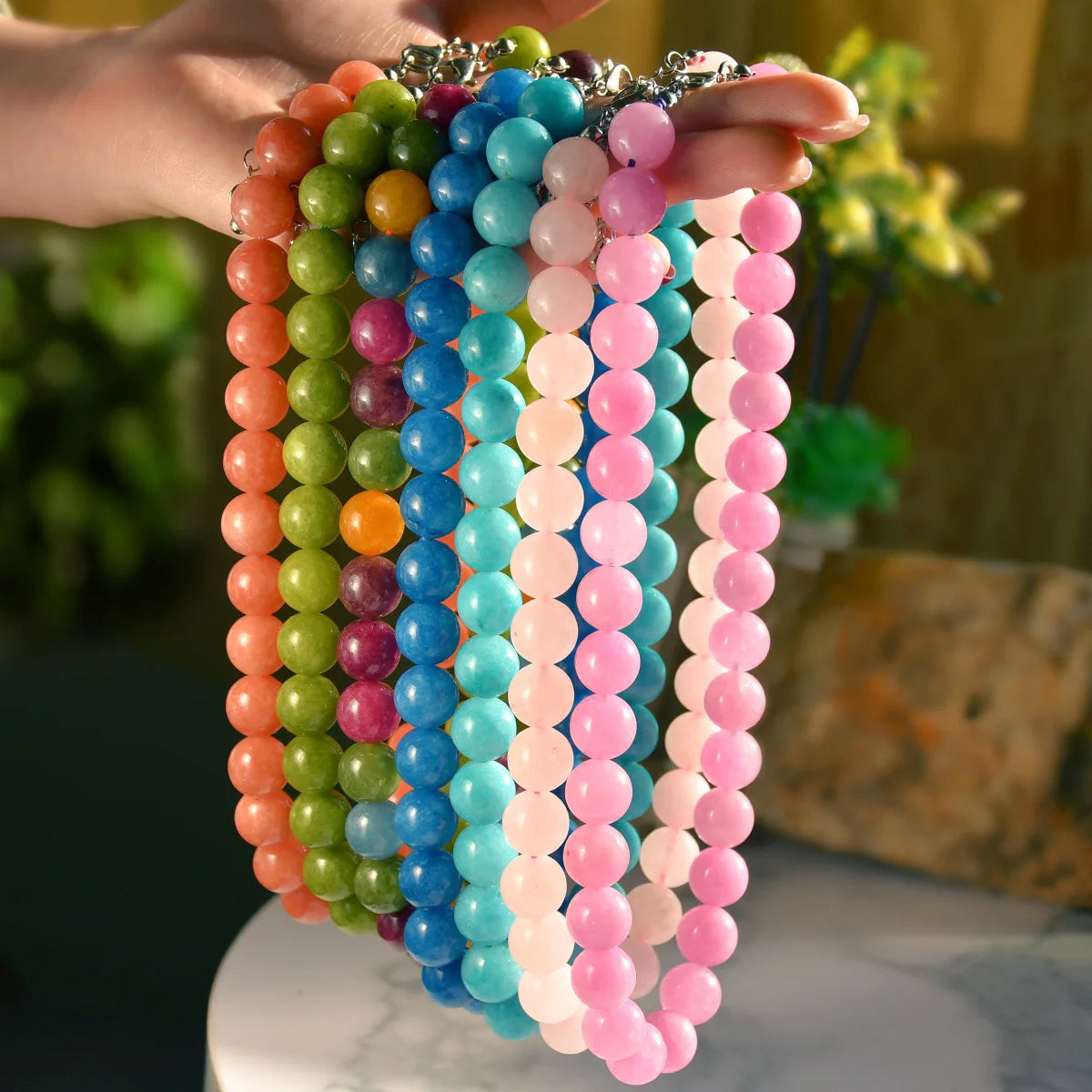 Shimmering Bohemia Crystal Bead Necklace