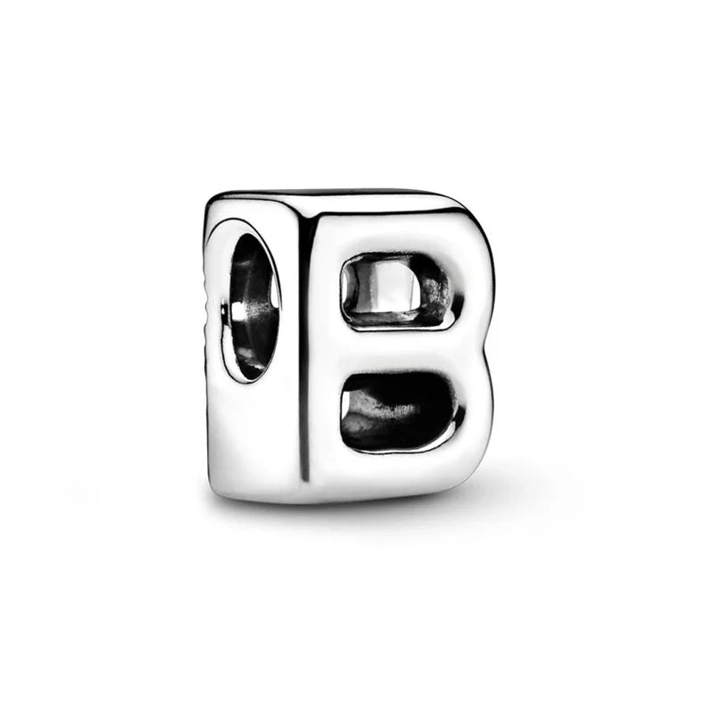 Beautiful 26 English Letters A-Z Random Combination Charm Beads