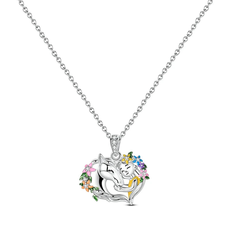 Enchanting Silver Unique Styled Necklace