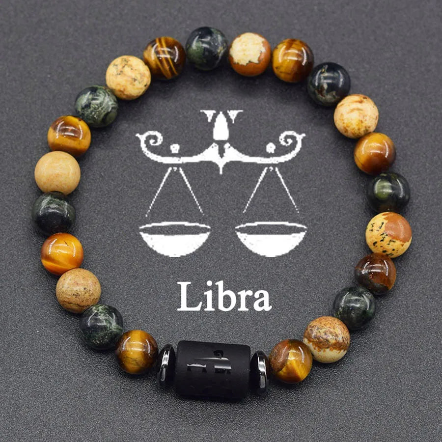 Crystal Cosmic Zodiac Sign Bracelet Constellation Bracelet