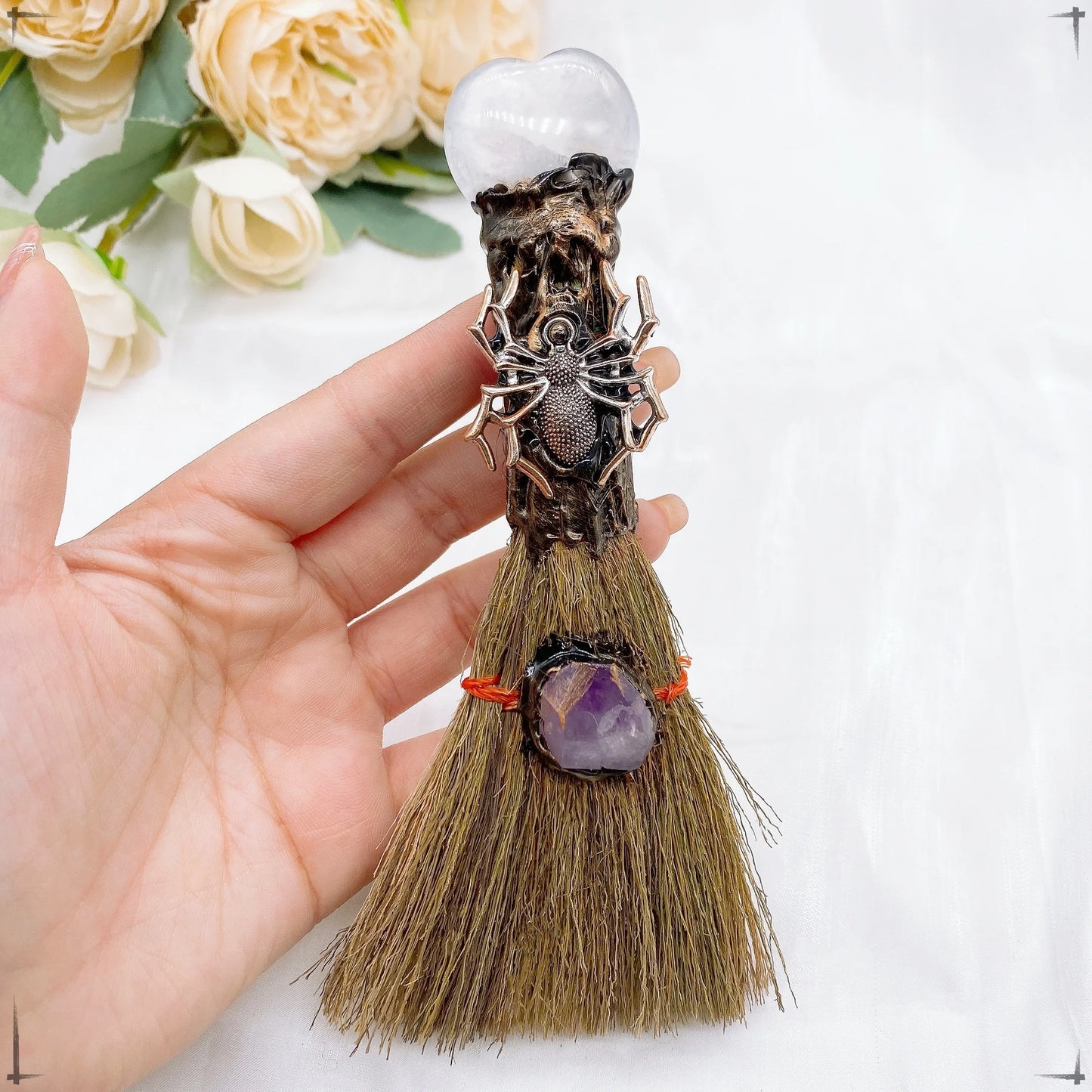 Animal Gem Love Crystal Magic Broom