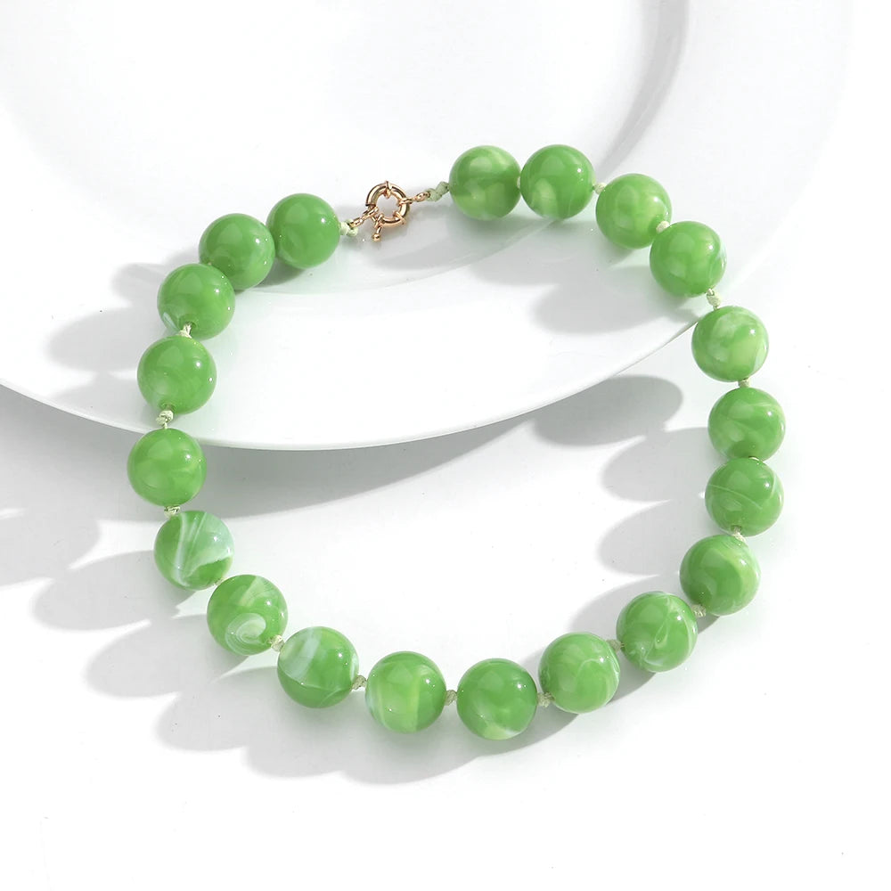 Vintage Paris Beads Choker Necklaces