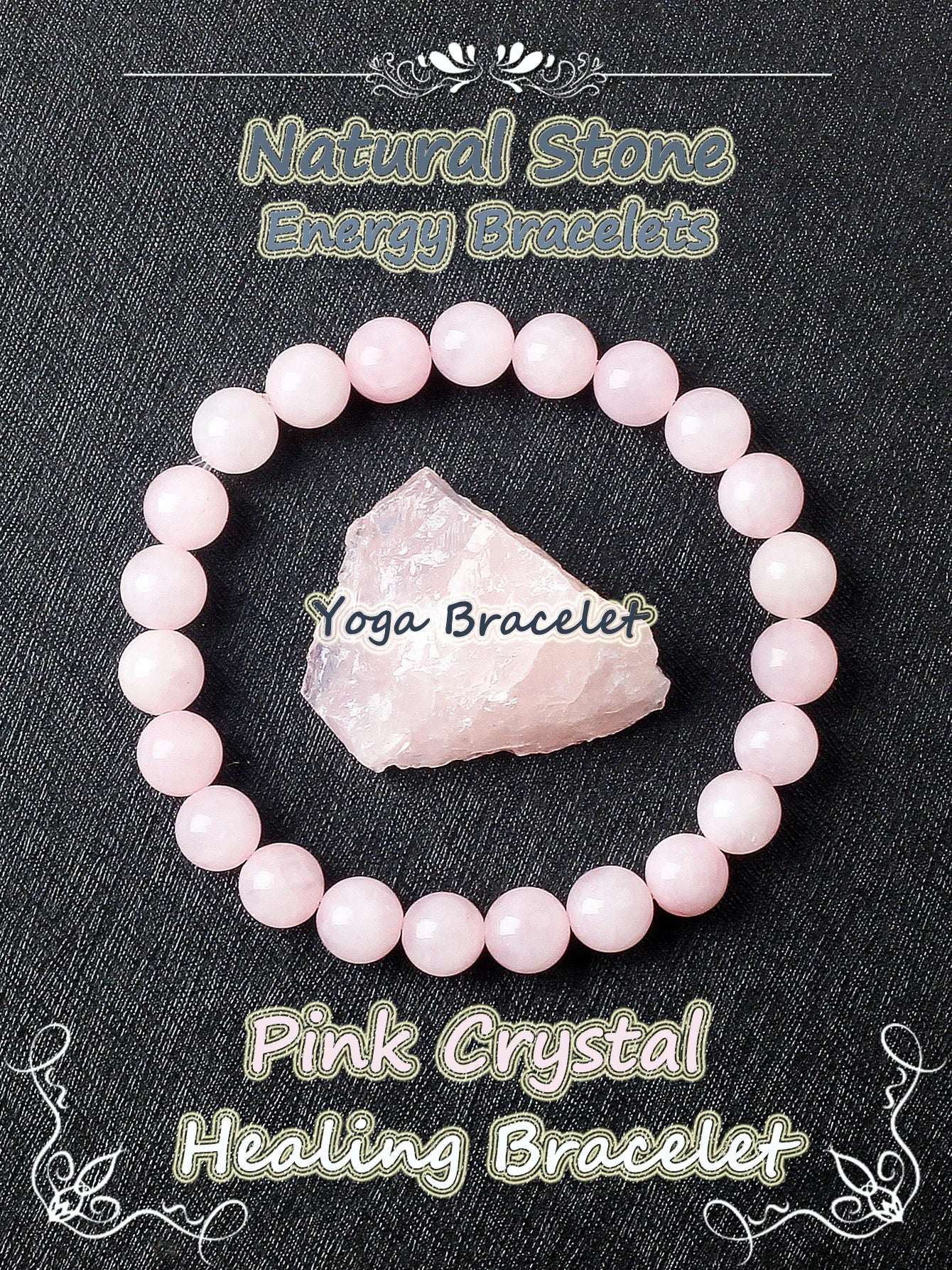 Genuine Crystal Round Healing Bracelets