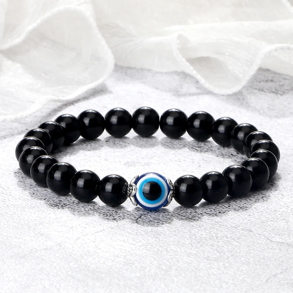 Beautiful Cat Eye Stone Beads Bracelet