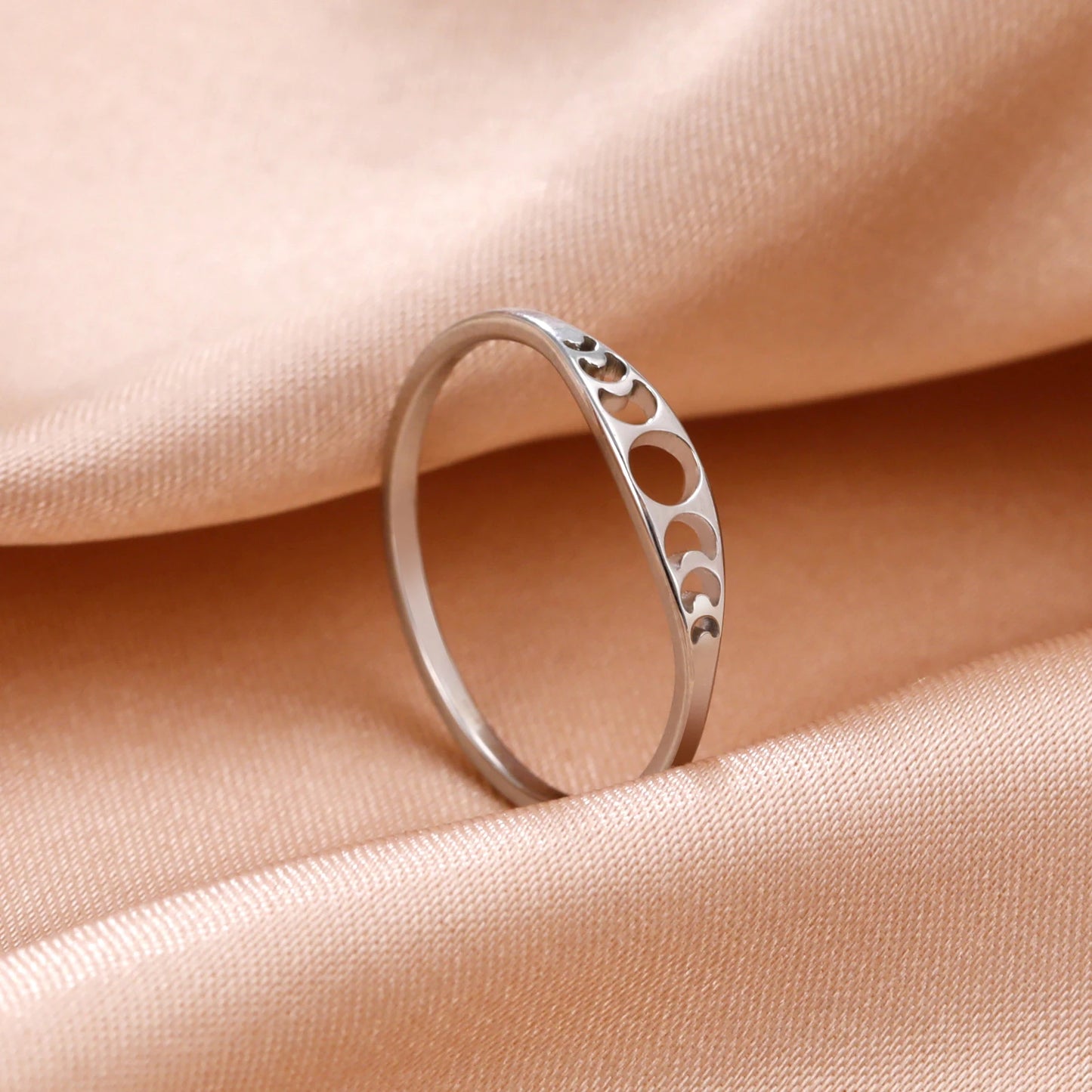 Universe Crescent Moon Phase Rings