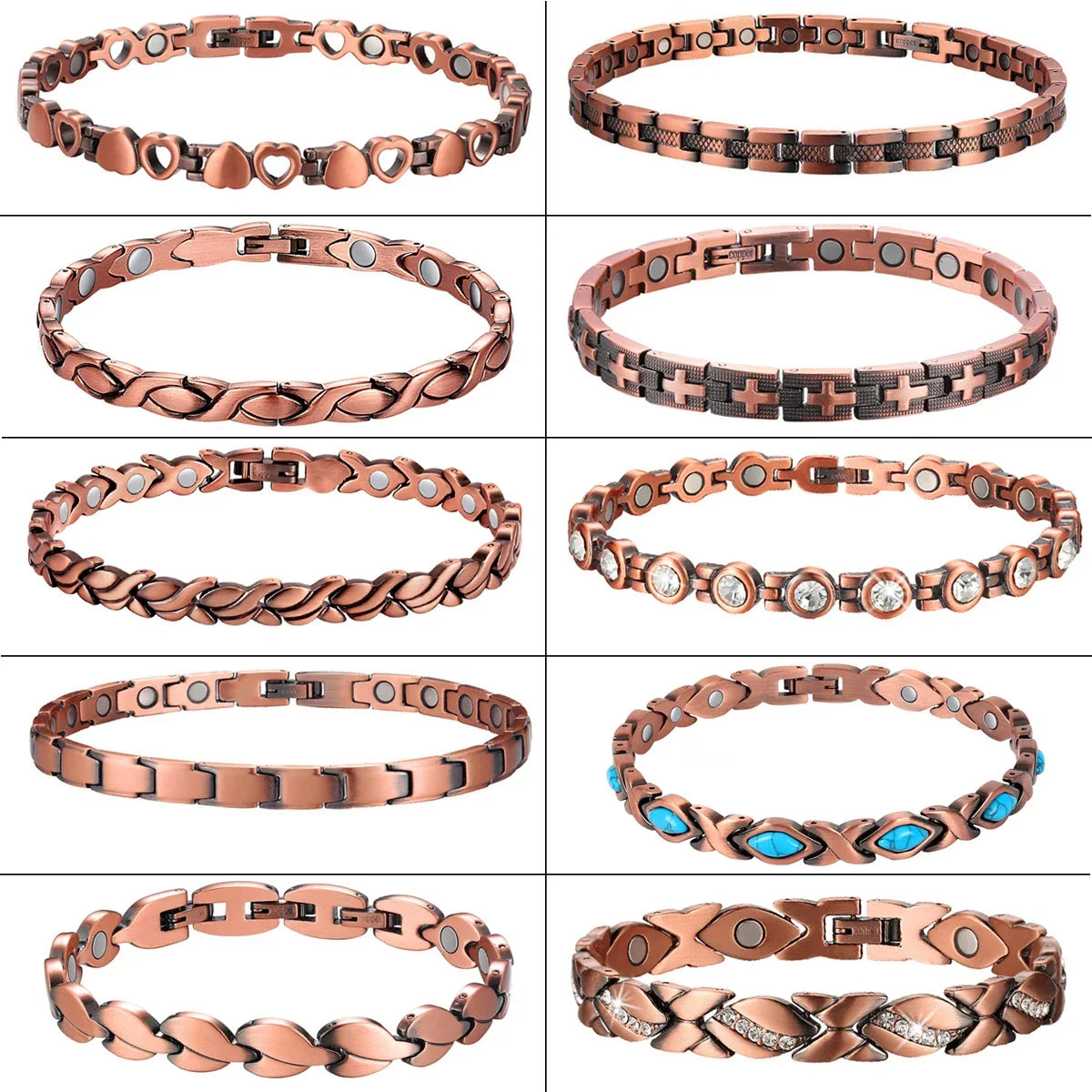 "Ultra Strength Healing Copper Magnetic Anklets"