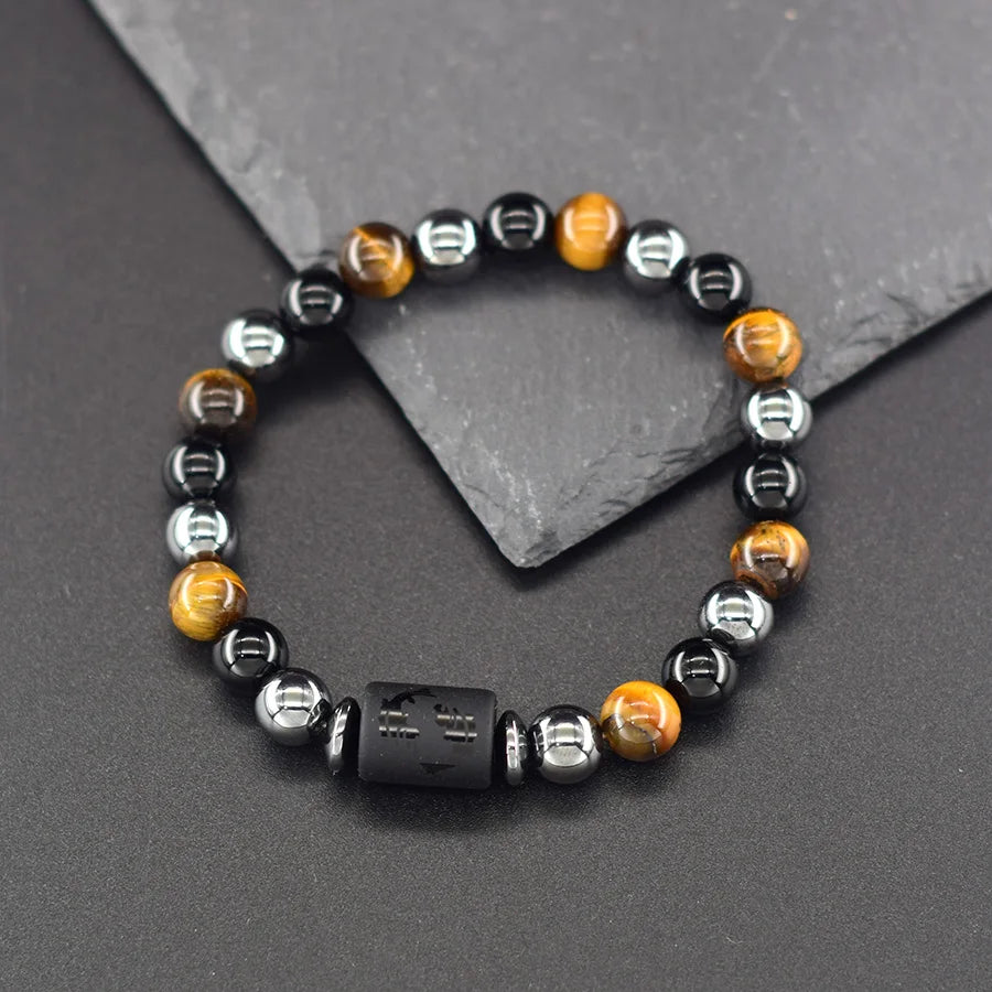 Crystal Cosmic Zodiac Sign Bracelet Constellation Bracelet