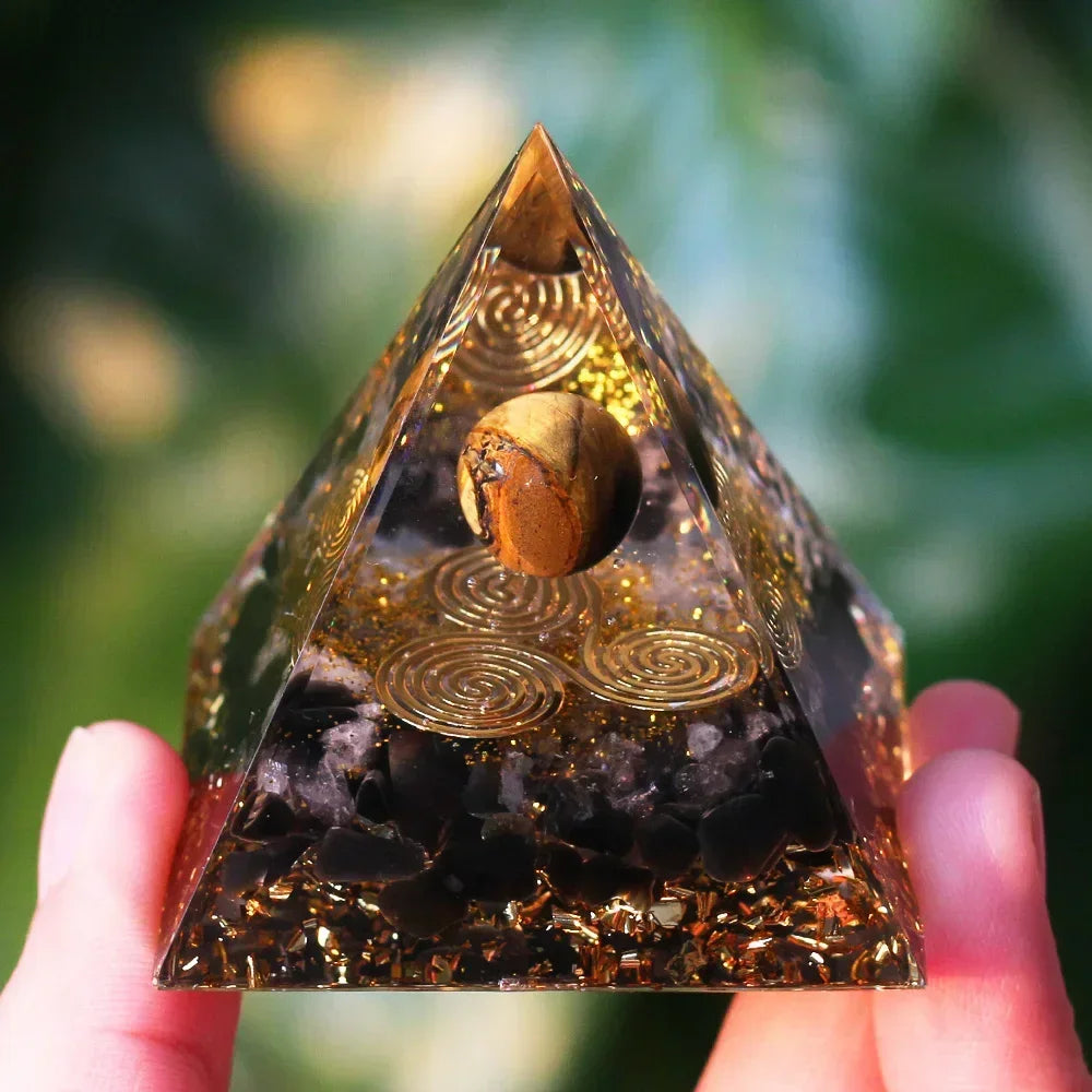 Egyptian Natural Crystal Energy Generator Pyramid