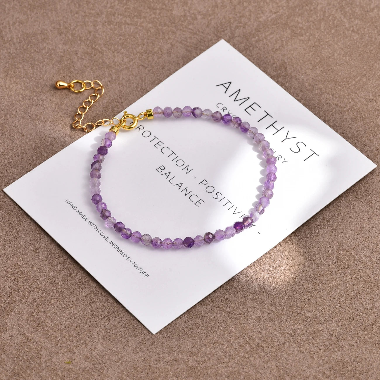 Dainty Healing Crystal Modern Design Bracelets