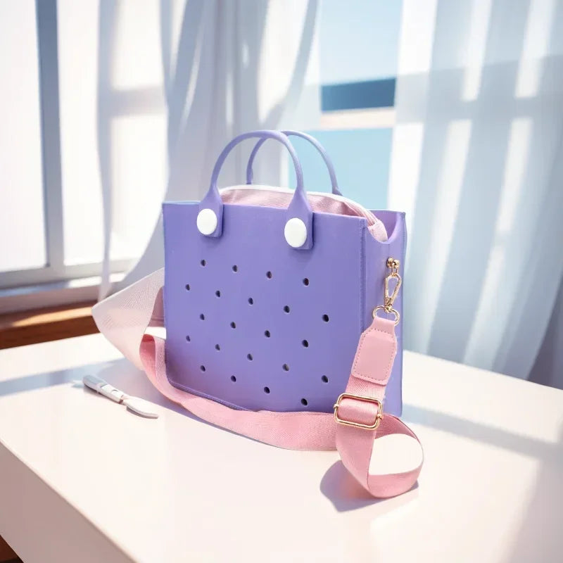 Pastel Palettes Rainbow Tote Handbag