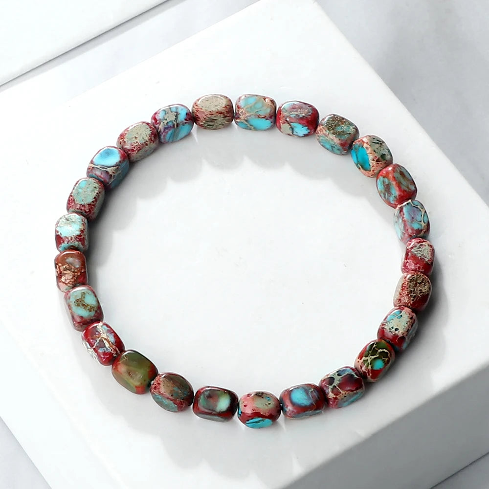 Legendary Grounding Multicolored Emperor Stone Bracelets
