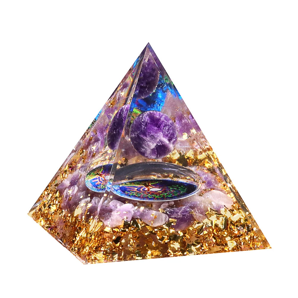 Natural Healing Crystals Kit 7 Chakra Tumbled Stones Resin Pendulum Card Set