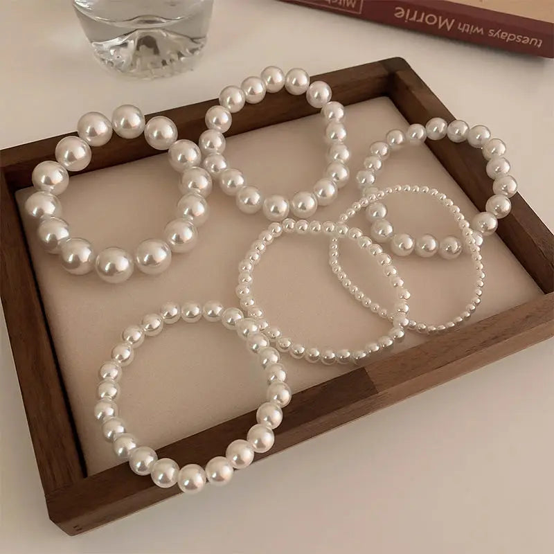 Timeless Multi-design Pearl Bracelet