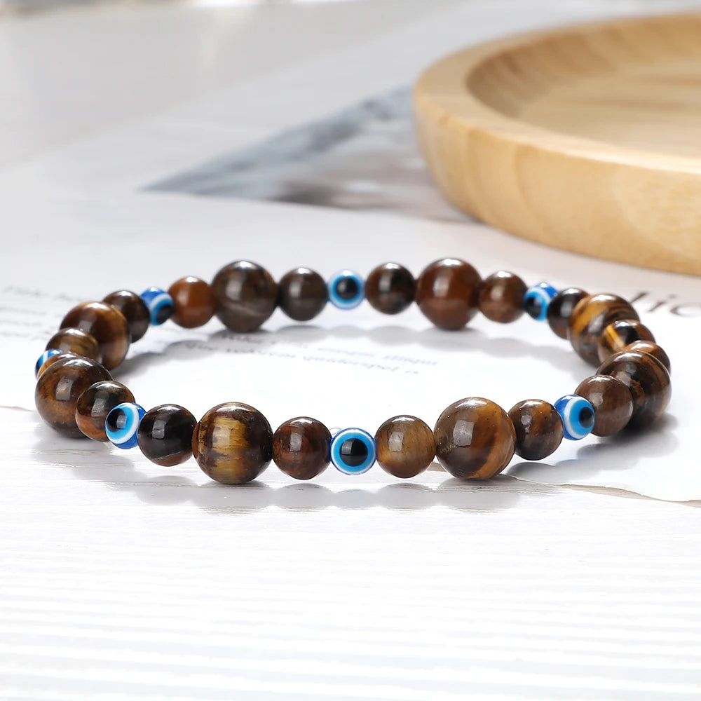 Earths Protection Blue Evil Eye Energy Bracelets