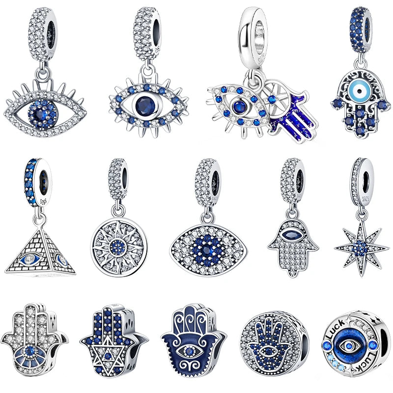 Sparkling Horus Eye Best Wishes Lucky Charms Pendants