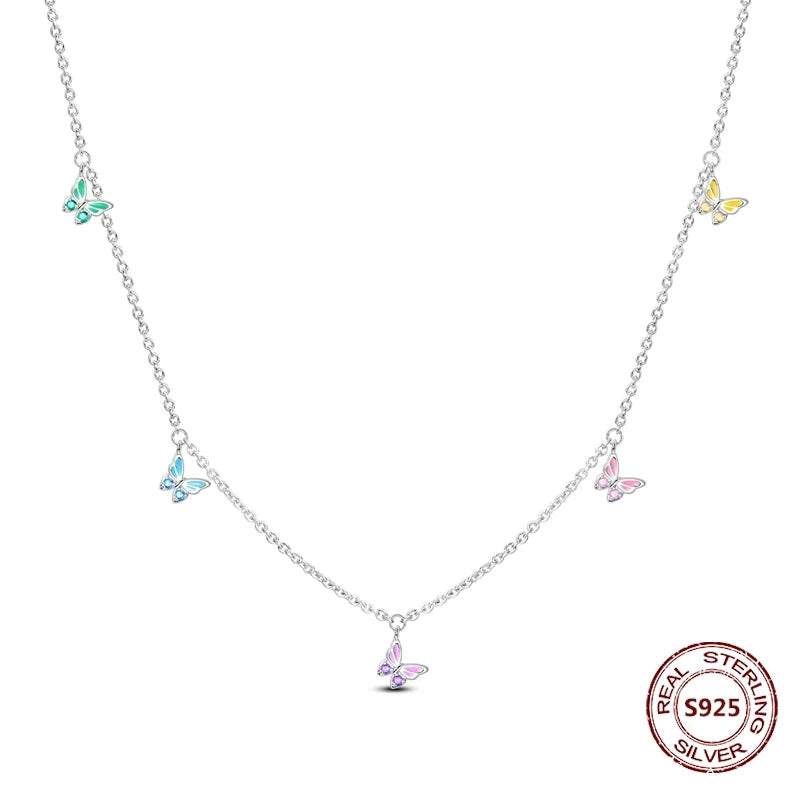 Enchanting Silver Unique Styled Necklace