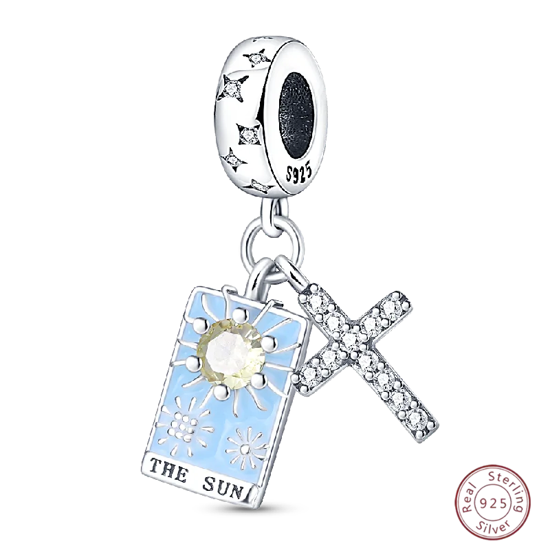Magic Tarot Sun Moon Stars Charms Pendants
