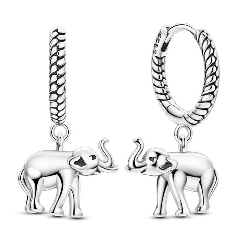 Elegantly Shaped Sparkling Pave Earrings