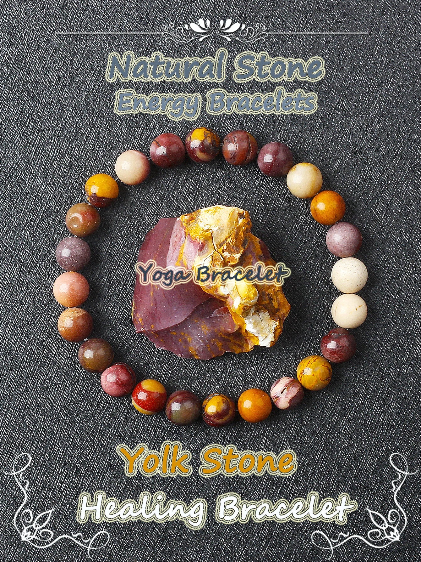 Genuine Crystal Round Healing Bracelets