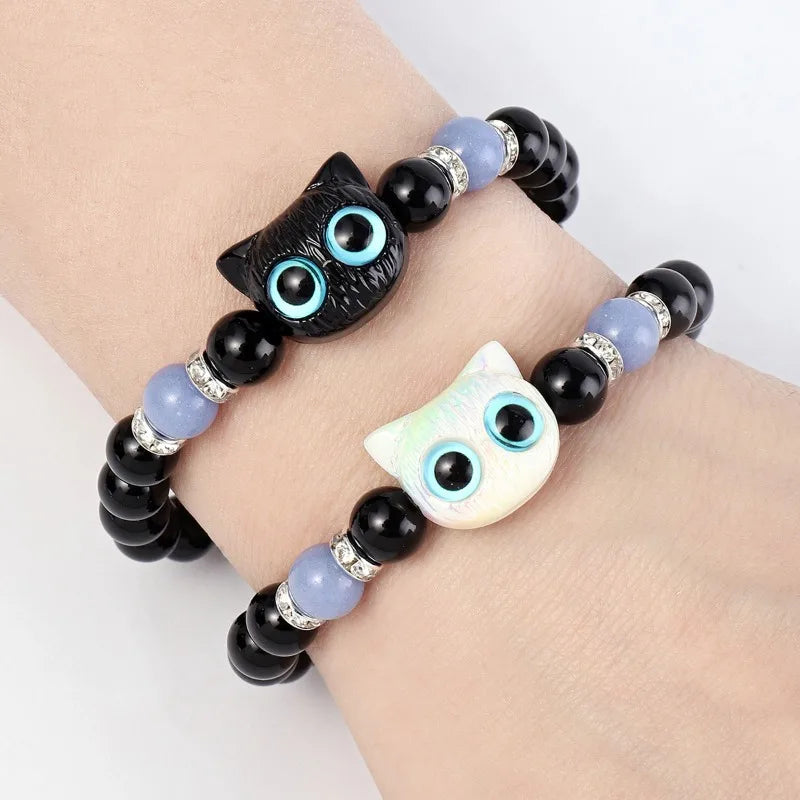 Luminous Big Eye Cat Bracelets