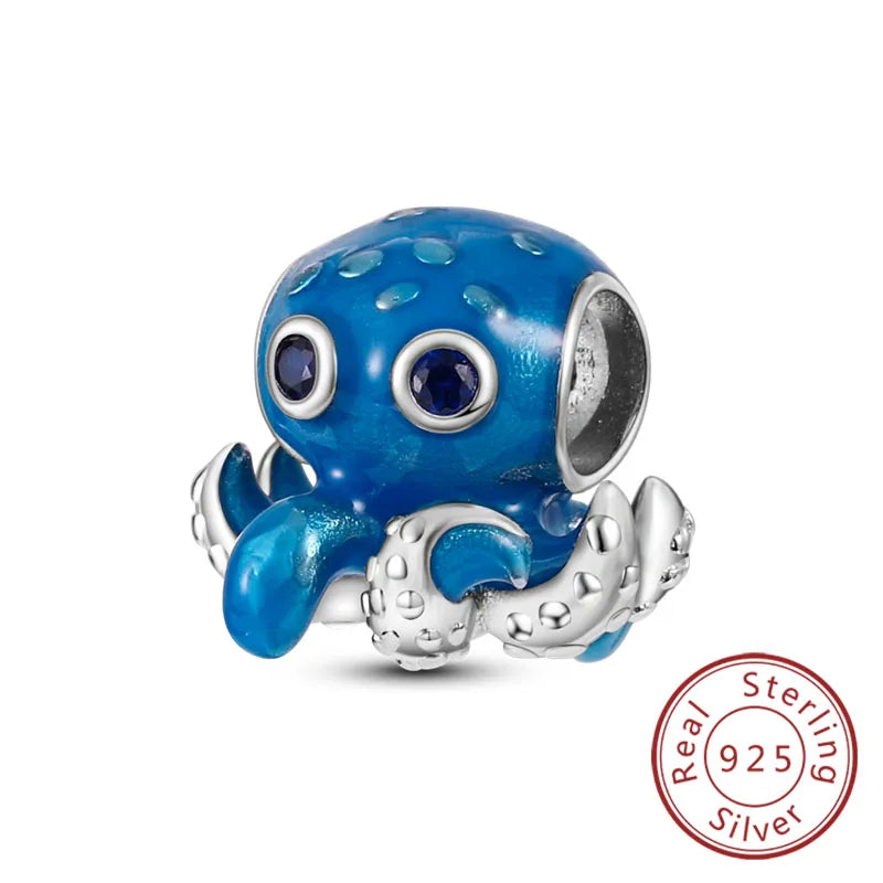 Summer Ocean Blue Pendant Charms