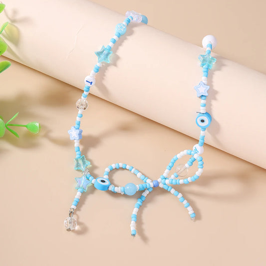 Colorful Daisy Flower Pendant Necklace Sets