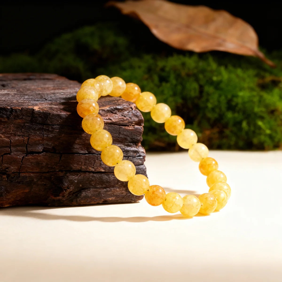 Blooming Autumn Citrine Natural Stone Bracelets