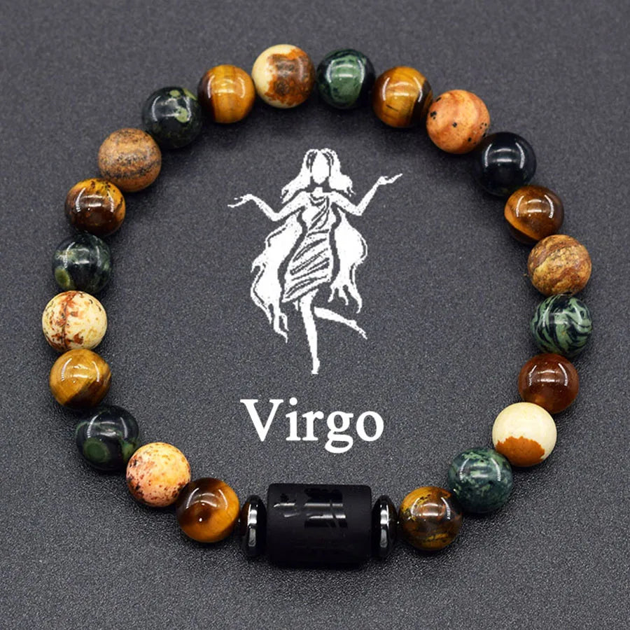 Crystal Cosmic Zodiac Sign Bracelet Constellation Bracelet