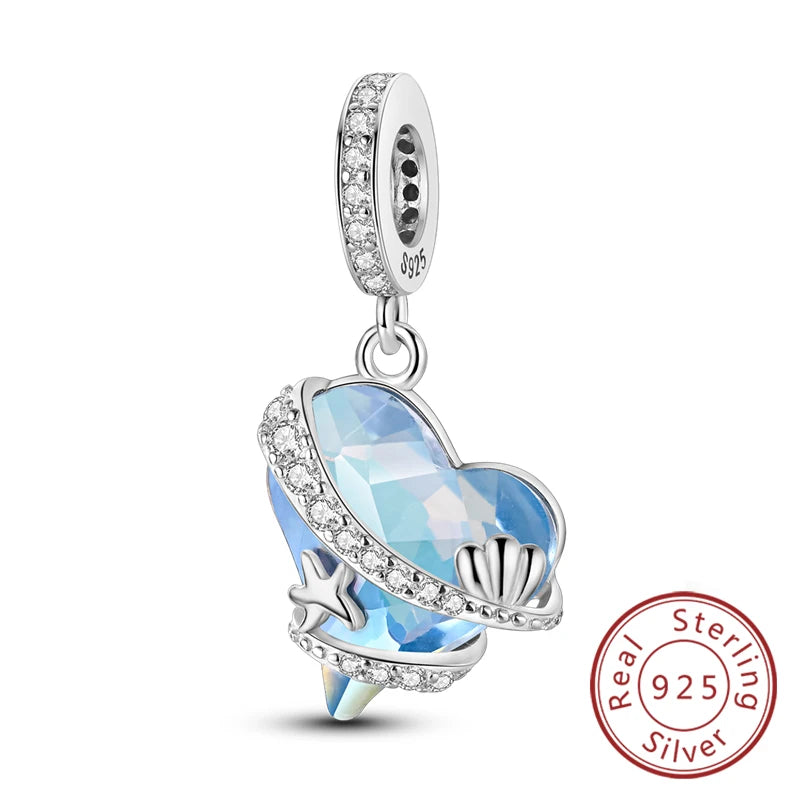 Summer Ocean Blue Pendant Charms