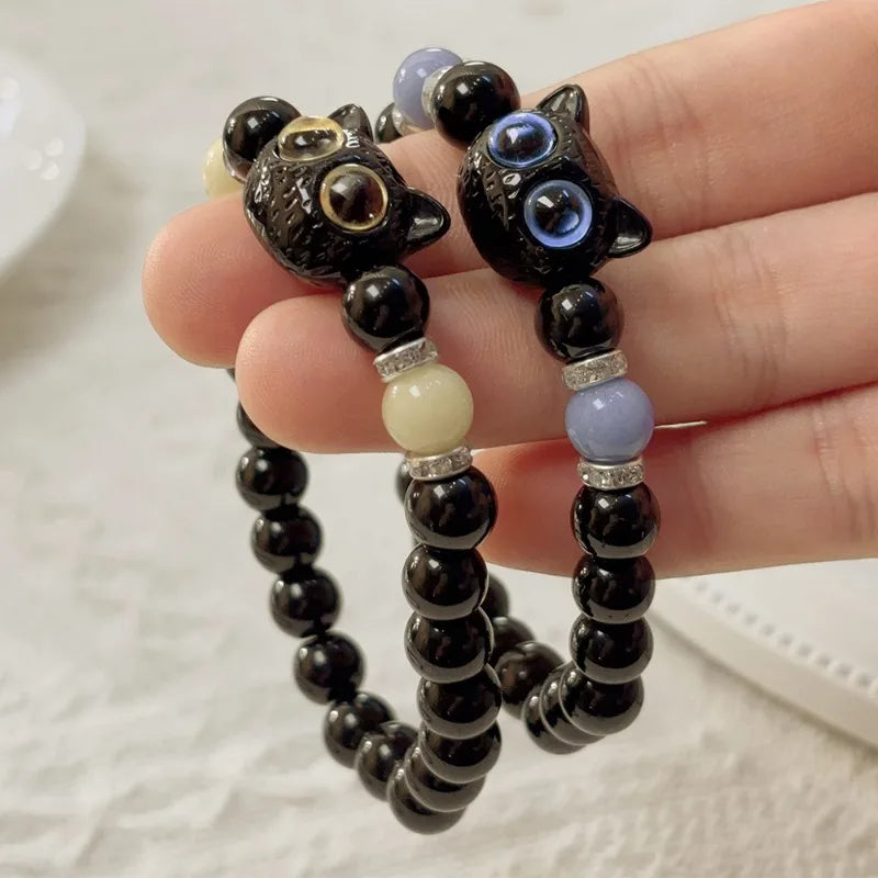 Luminous Big Eye Cat Bracelets