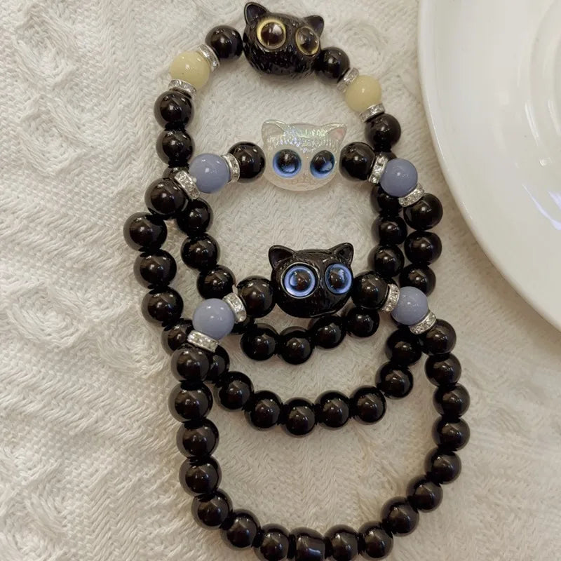 Luminous Big Eye Cat Bracelets