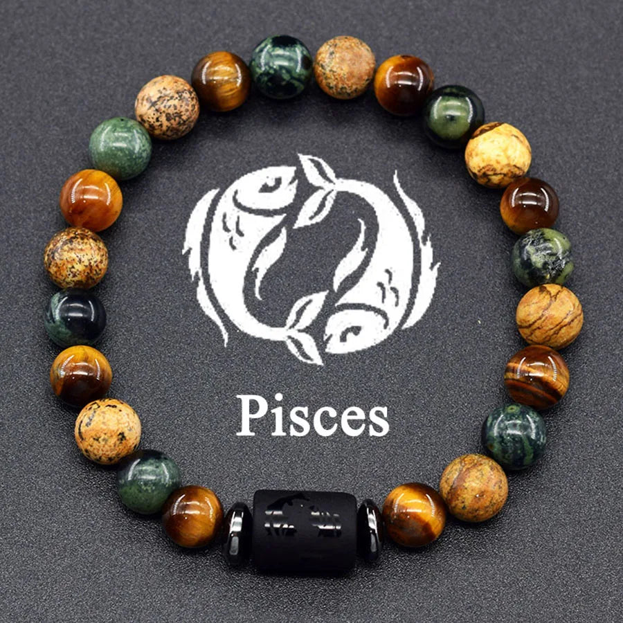 Crystal Cosmic Zodiac Sign Bracelet Constellation Bracelet