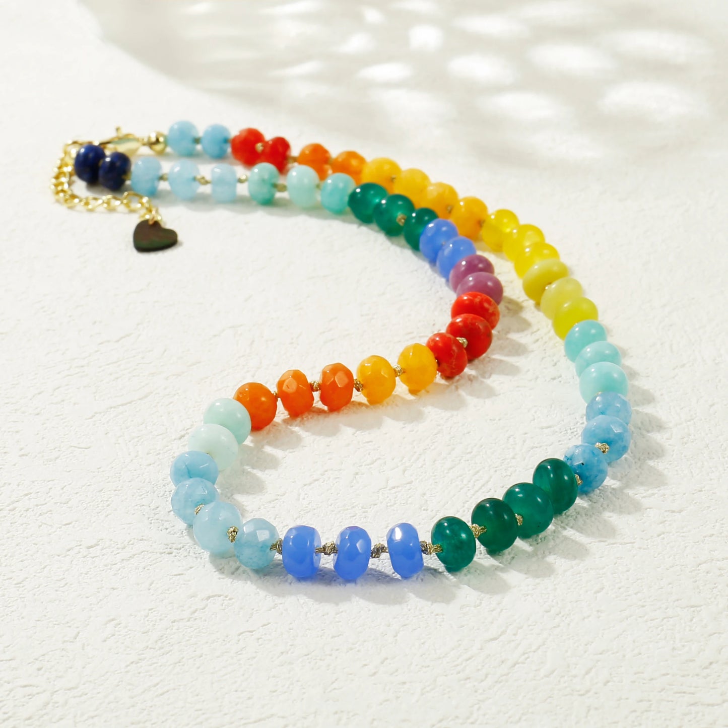 Radiant Colorful Choker Gemstone Necklace