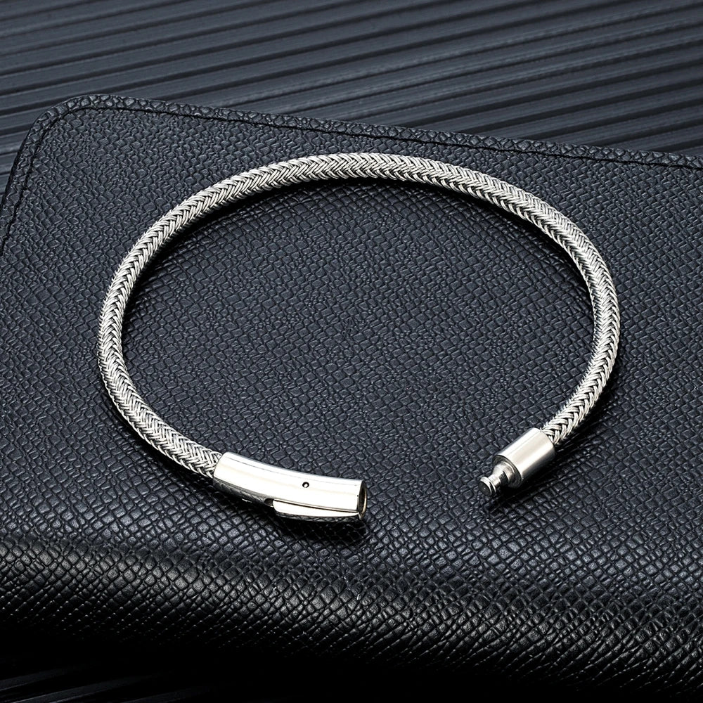 Exquisite Sleek Classic Cuff Charm Bracelet
