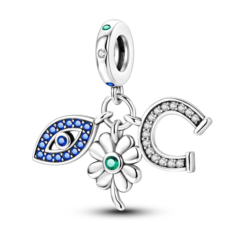 Sparkling Horus Eye Best Wishes Lucky Charms Pendants
