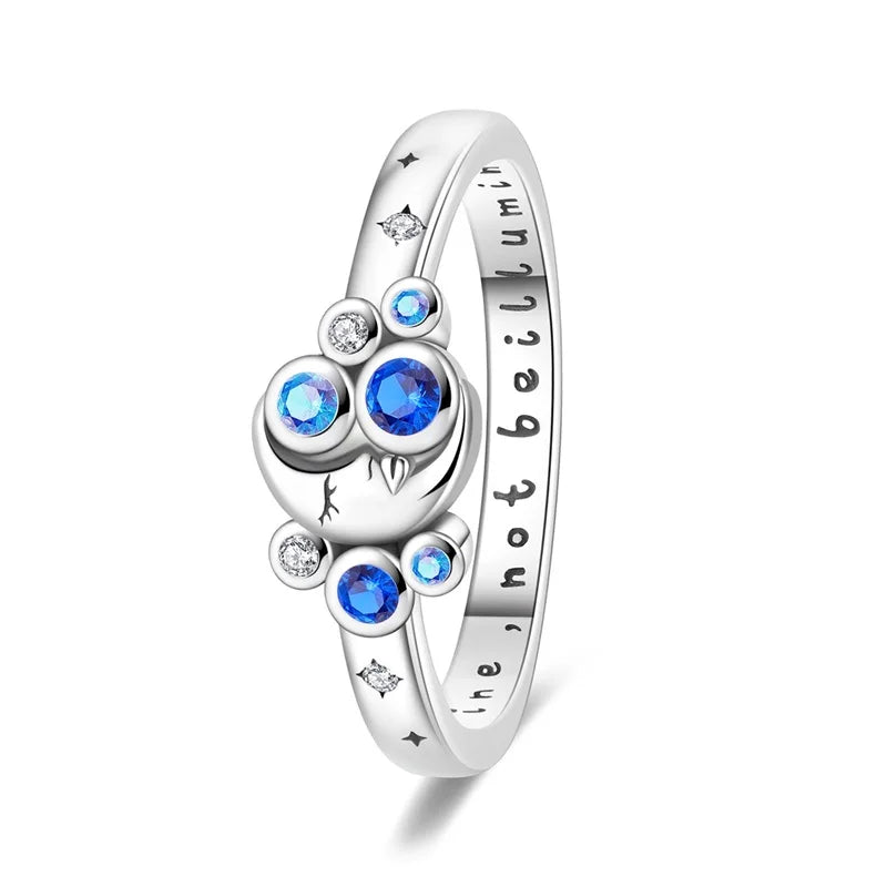 Floral Heart-Shaped Crown Rings