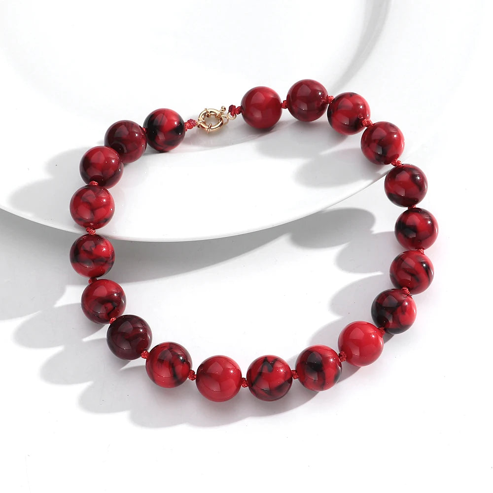 Vintage Paris Beads Choker Necklaces